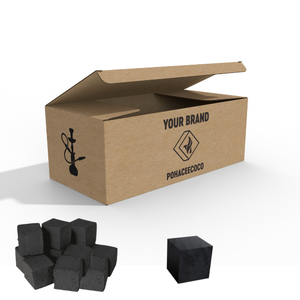 Charbon à chicha haute performance à faible teneur en cendres (2%) - 100% coque de noix de coco naturelle - Vente en gros, usine, export prêt à l'emploi - Product Image 5