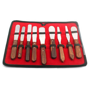 Équipement dentaire, couteau, spatule à cire, acier inoxydable, utilisation orthodontique, manche en bois, alimentation manuelle, CE ISO, Narham Enterprises - Product Image 2