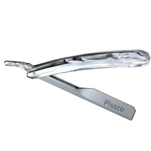 Couteau de rasage droit en acier, rasoir de barbier pliable, couteau de rasage manuel, outils d'épilation fabriqués par Pissco Pakistan - Product Image 5