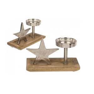 Portavelas de Metal Hecho a Mano de Alta Calidad, Diseño Personalizado de Una Sola Cabeza, Adorno para Decoración del Hogar y Bodas - Product Image 5