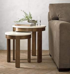 Mesa auxiliar de madera rústica con diseño duradero perfecto para sala de estar dormitorio Oficina y decoración de entrada - Product Image 1