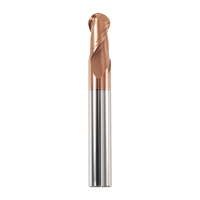 HANDERK Hrc55/65/75 fraise à nez sphérique mèches 2/4 flûte ensemble de fraises en carbure monobloc pour outil CNC