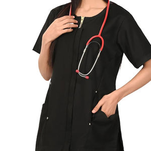 Ensemble de blouses d'infirmière extensibles de haute qualité pour femmes / Blouses d'hôpital personnalisées avec nom / Ensemble de blouses tendance en gros - Product Image 2