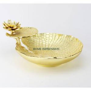 Bol à fruits en métal moderne fait à la main forme personnalisée bol de service pour la décoration intérieure table jetable fête Occasion bas prix - Product Image 3