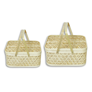 VENTA CALIENTE Exportación de Vietnam Hacer regalos especiales con cestas de bambú personalizables con alta calidad - Product Image 1