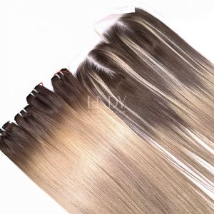 ผมแท้เวียดนามคุณภาพสูงสุด ราคาสุดคุ้ม แบบตรงธรรมชาติ สีออมเบร ชุดต่อผมพร้อมปิดผม ปี 2025 - Product Image 2