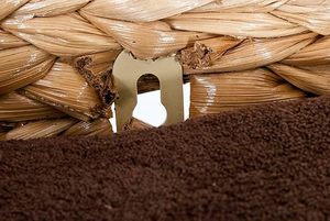 Casa de mascotas de jacinto de agua tejida a mano para perros y gatos Jaula ecológica para cesta de mascotas pequeñas - Product Image 5