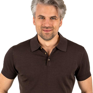 Factory Wholesale Custom logo Oem Odm <b>Sweater</b> Knit Polo Neck Short Sleeve Polo <b>Shirt</b> for Men - Product Image 4