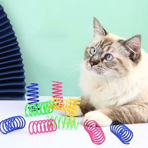 Nuevo Juguete Interactivo Moderno de PP para Gatos, Divertido, para Afilar Garras, Retráctil, con Resorte, Duradero, de Plástico, Colorido y Saltarín - Product Image 5