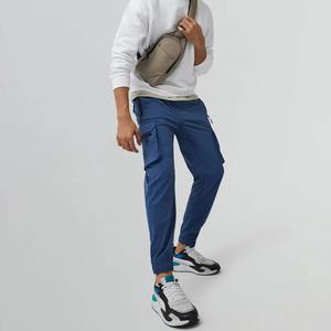 Pantalon de survêtement en coton de haute qualité fabriqué au Pakistan Logo personnalisé coupe normale respirant Gym Joggers taille moyenne polaire pour hommes - Product Image 3