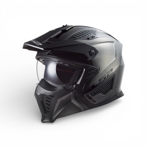 Casco de Motocicleta LS2 OF606 DRIFTER Racing Jet, Doble Visera, Estilo Retro, Nuevo, Homologado ECE 22.06, Carcasa de PC, Protector de Barbilla Extraíble - Product Image 1