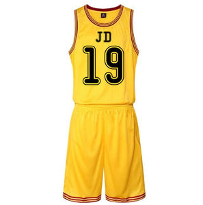 Ensemble d'uniformes de basket-ball personnalisés respirants, Vêtements de sport imprimés grande taille à bas quantité minimale de commande - Product Image 4