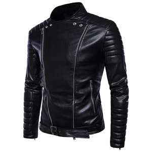 OEM Wholesale Custom logo <b>Heat</b> Transfer logo Design Leather <b>Jacket</b> Best Quality Customized Winter Casual Fashion Leather <b>Jackets</b> - Product Image 1