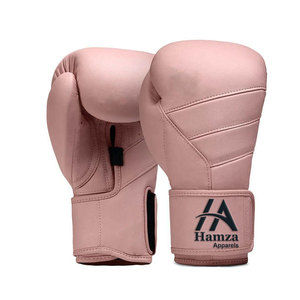 Guantes de boxeo rosas Diseño elegante Elaborado a partir de cuero sintético duradero Ideal para entrenar Guantes de boxeo resistentes de 16oz - Product Image 6