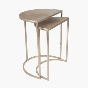 Vente directe fabricant Design Vintage table d'appoint mobile salon salle à manger chambre meubles pour la maison canapé Couple métal matériel - Product Image 6