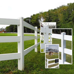 Clôture d'arène équestre <span class=keywords><strong>en</strong></span> <span class=keywords><strong>PVC</strong></span> personnalisée de 6 pieds, 8 pieds, 10 pieds, clôture de jardin <span class=keywords><strong>en</strong></span> vinyle composite de haute qualité, <span class=keywords><strong>blanc</strong></span>, <span class=keywords><strong>kit</strong></span> de portail et de poteaux <span class=keywords><strong>en</strong></span> plastique - Product Image 3