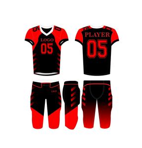 Nuevo Estilo, Camisetas de Fútbol Americano Personalizadas de Manga Corta, Tejido Transpirable, Bordado Personalizado, Colores y Logotipos Personalizados - Venta al Por Mayor - Product Image 6