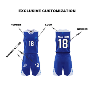 Survêtement oem uniforme maillots de basket-ball réversibles uniforme maillot personnalisé maillots de basket-ball vierges pour impression - Product Image 6