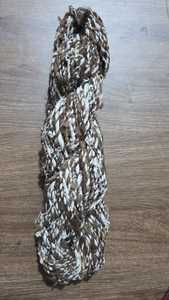 <b>100</b>% <b>Silk</b> Noil <b>Yarn</b> in Skeins Hand Dyed Soft Textured <b>Yarn</b> for Knitting & Weaving Eco-Friendly OE <b>Yarn</b> Handloom Wholesale - Product Image 5