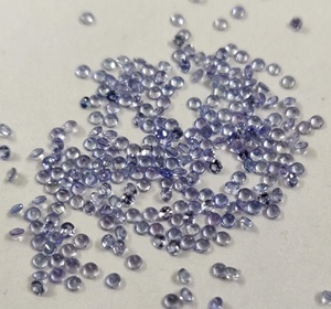 Tanzanite naturelle ronde taille facetée 2 mm - Tanzanite ronde taille facetée de qualité supérieure - Product Image 5