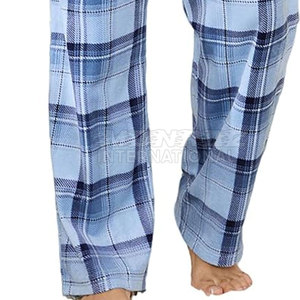 2025 pantalones de franela de etiqueta privada de estilo informal para hombres más vendidos lienzo ligero 100% algodón cintura media patrón recto - Product Image 4