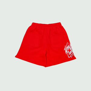 กางเกงกีฬาขาสั้นผ้าคอตตอนผ้าเทอร์รี่ใส่สบายสำหรับผู้ชายเสื้อผ้าลำลองแบบผูกเชือกป้องกันรอยยับ - Product Image 2