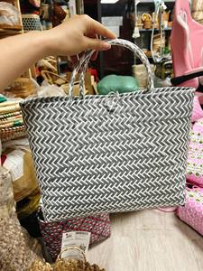 Handmade Rattan Round <b>Bag</b> Natural <b>Wicker</b> Circular Pattern Shoulder <b>Bag</b> for Casual Daily Use - Product Image 3