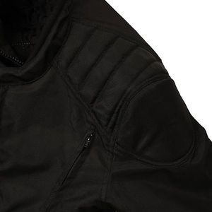 Veste de moto sport double pour homme Polyester véritable Cordura Protection contre les chocs Rembourrage résistant aux intempéries Noir Auto Racing Wear - Product Image 4