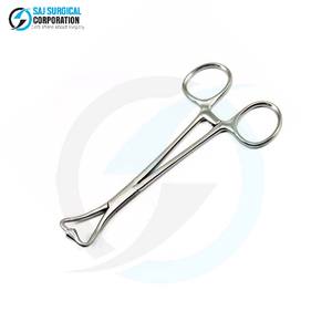 Pince à serviettes manuelle à embout sphérique de précision en acier inoxydable, outil médical réutilisable pour un contrôle sûr du drapage dans les procédures chirurgicales - Product Image 5