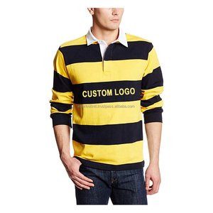 Wholesale Knitted Rugby for <b>Shirts</b> Collared Rugby League Jerseys with Embroidery & <b>Padded</b> Design Custom Available - Product Image 4