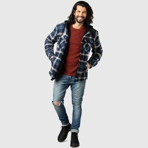 Chaqueta de Franela con Capucha para Hombre, Cuello Alto, Delgada, Cálida para Invierno, de Alta Calidad, con Logotipo Personalizado, Servicio OEM - Product Image 4