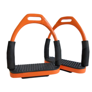 Selle de cheval de qualité supérieure équitation western étriers en aluminium gravés recouverts de cuir personnaliser la conception et le logo - Product Image 4