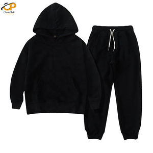 Conjunto de chándal de invierno para niños de dos piezas de alta calidad 2022, traje deportivo de lana ecológico con logotipo reflectante, tallas grandes disponibles - Product Image 6