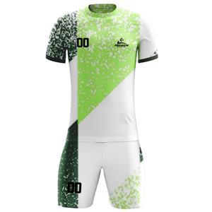 Uniformes de Fútbol para Hombre Adulto, Manga Corta, Impresión Digital Personalizada, Camiseta de Fútbol OEM, Secado Rápido, Ropa Deportiva de Club, 100% Poliéster - Product Image 1