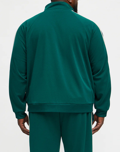 Conjunto Deportivo con Cremallera y Rayas, Logotipo y Diseños Personalizados para Hombre / Precio al por Mayor, Servicio OEM, Mangas Largas, Ropa Casual, Corte Holgado - Product Image 3