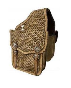 Meilleure vente de sac de selle de cheval en cuir véritable de haute qualité Western Trail Tooling Carving - Product Image 3