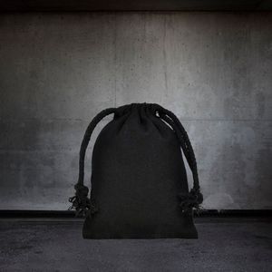 Bolsas con cordón de algodón orgánico 100%, respetuosas con el medio ambiente, almacenamiento reutilizable DIY, embalaje de regalo de viaje, bolsas de compras disponibles a granel - Product Image 4