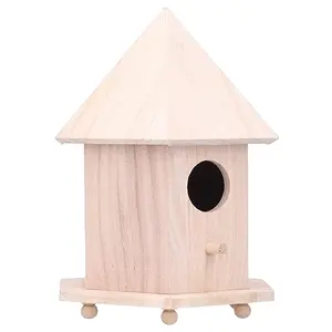 Forma rotonda casa degli uccelli per gli uccelli con qualità durevole con finitura elegante appendere Birdhouse a prezzi accessibili