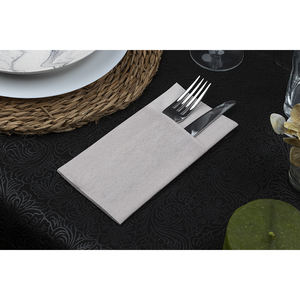 Serviettes de table Kanguro imprimées Texas marron 40x40cm, serviettes en papier doux et absorbantes, 480 pièces, B2B - Product Image 1