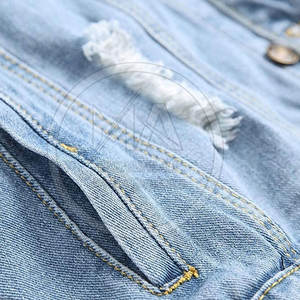 Nouvelle arrivée de fabrication en usine veste en jean pour hommes à manches longues veste d'hiver en jean pour hommes personnalisée en gros - Product Image 6