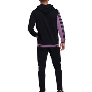 Conjuntos de dos piezas lisos logotipo personalizado chándal Jogger chándal diseñador unisex forro polar algodón al por mayor - Product Image 3