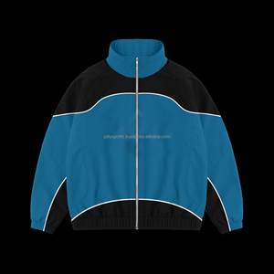 แจ็กเก็ตกันลมสำหรับผู้ชายเสื้อกันลมระบายอากาศได้ดีสีตัดกันใส่สบาย - Product Image 4