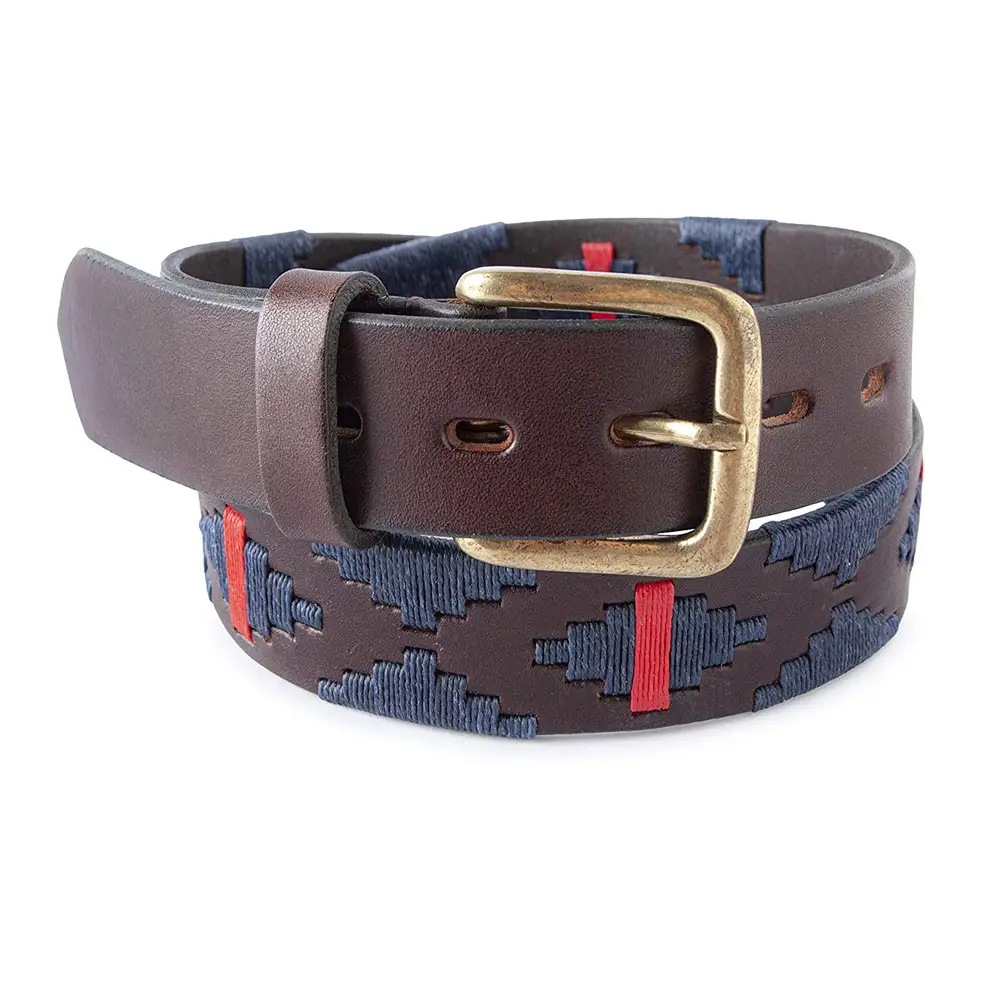 Premium High Quality Polo Leather Belt Base Unique design men famous genuine leather fashion Elegant Style Polo Belt