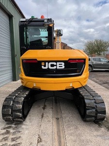 Excavadora JCB de 8,5 toneladas 85Z-2, excavadora de orugas oscilante de cola cero, motor Kohler, sistema hidráulico Bosch, bomba de Motor de núcleo, caja de cambios, engranaje PLC - Product Image 3