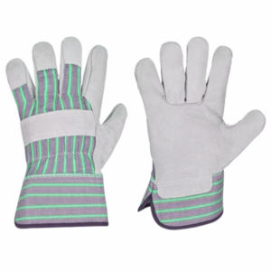 Guantes de Trabajo Industriales Personalizables, Resistentes, Anti-espinas, de Cuero Vacuno Dividido, de Secado Rápido, Antiestáticos, de 11 oz de Grosor - Product Image 4