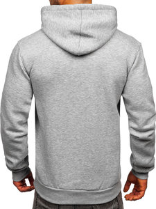 High Quality Men's Casual Oversized Plain Hoodies Custom Made Logo Personalized Printing Hip Hop Style Streetwear Drop Shoulder - Product Image 5