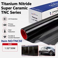 Láminas de Tinte para Ventanas de Automóviles con Garantía de 10 Años, 99% UVR+99% IRR, Alto Rechazo de Calor, 1.8mil, Nano Cerámicas