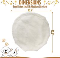 Hamac de perchoir de bras de bureau pour chat rotatif à 360 ° et réglable en hauteur livré avec 2 tissus lavables