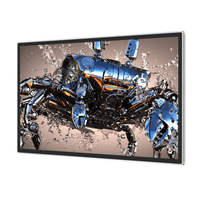 Pantalla de publicidad LCD digital montada en la pared del proveedor OEM para tiendas minoristas, exposiciones, ascensores de medios, función SDK de animación