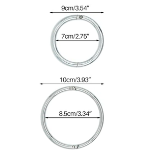 Abrazadera de anillo de Nariz de toro de acero inoxidable al por mayor para ganado y perro ganado granja ganado aro nariz Clip tracción ganado - Product Image 2